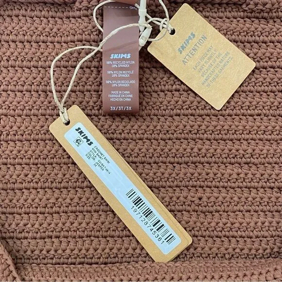 SKIMS Jasper Crochet Swim Skirt Sz 3X NWT - Picture 7 of 15